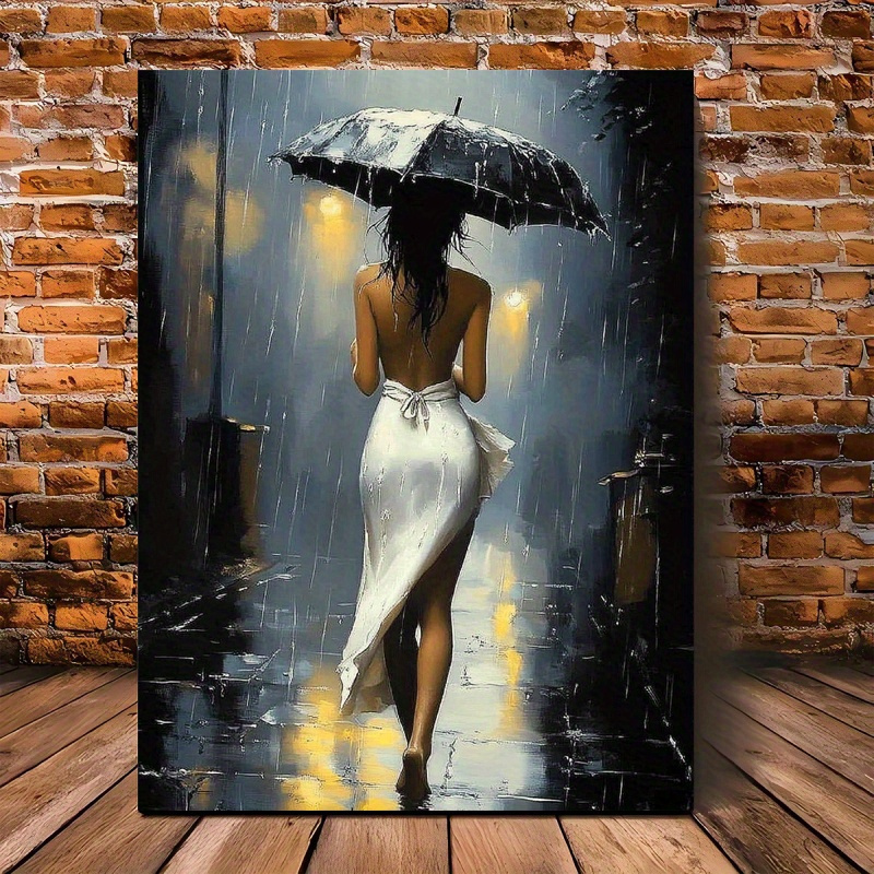 Photography Pose - [Elegant Style] Romantic Rainy Night Canvas