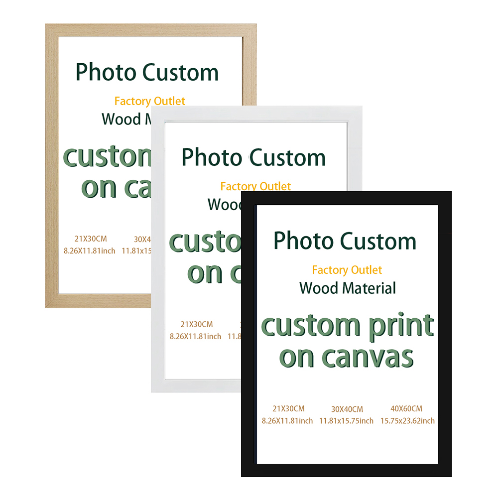 Photography Pose - Customized canvas painting plus photo frame,high-definition