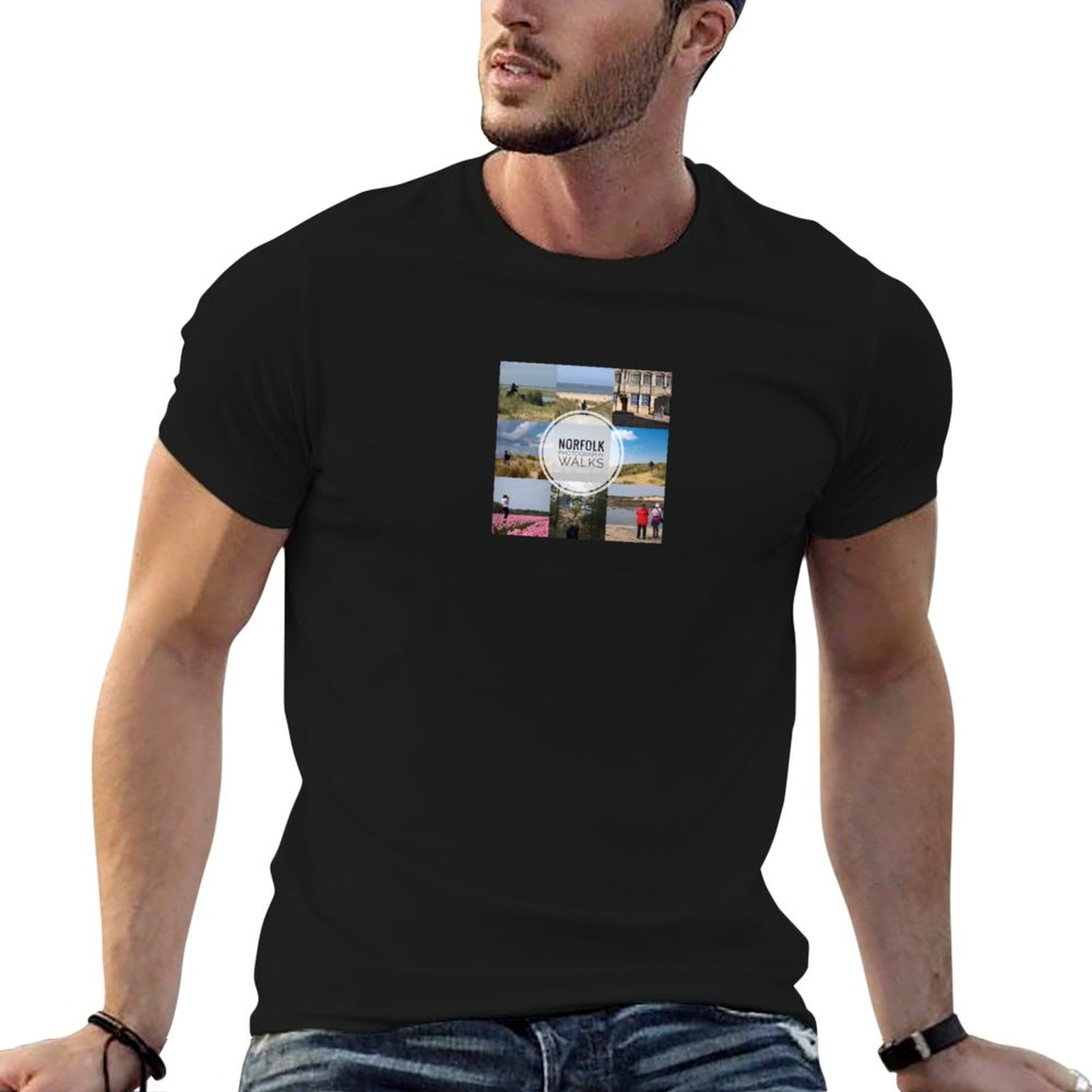Photography Graphic Design - Norfolk Photography Walks T-Shirt man t