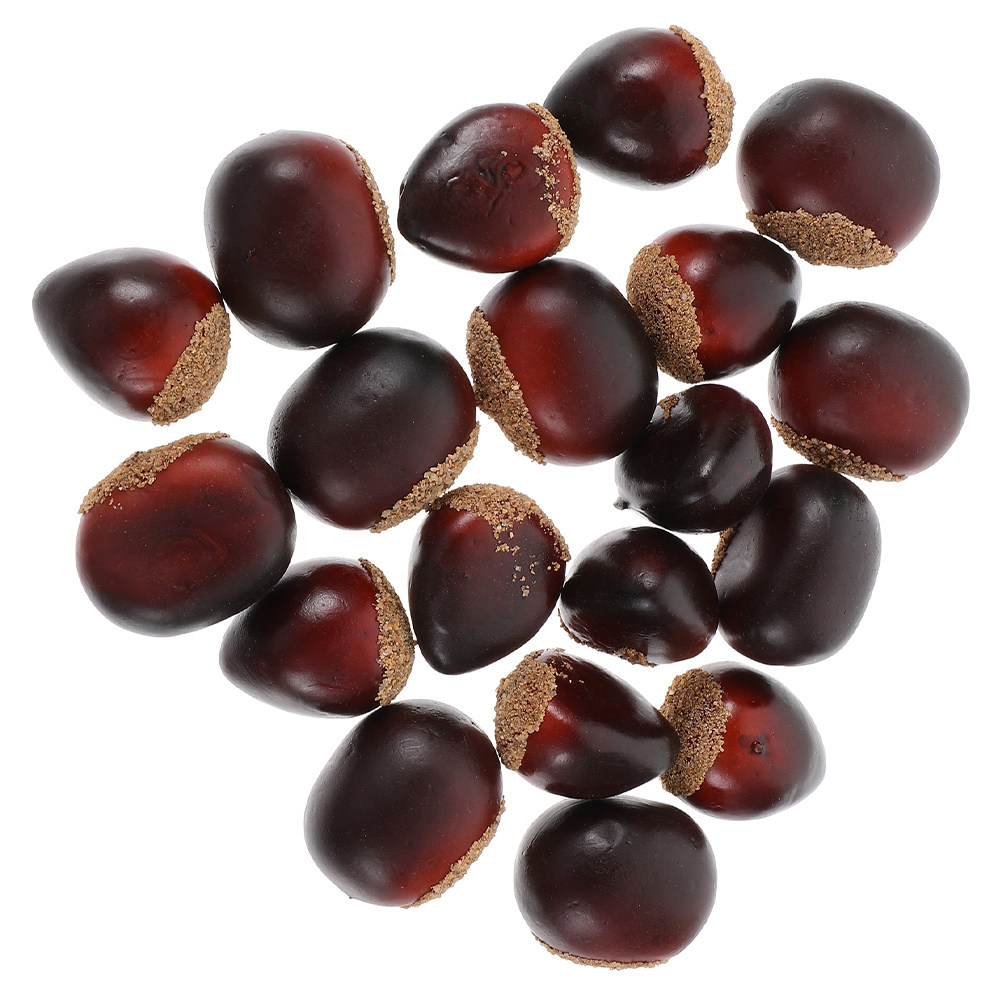 Photography Aesthetic - 30Pcs Fake Nuts Decor Lifelike Artificial