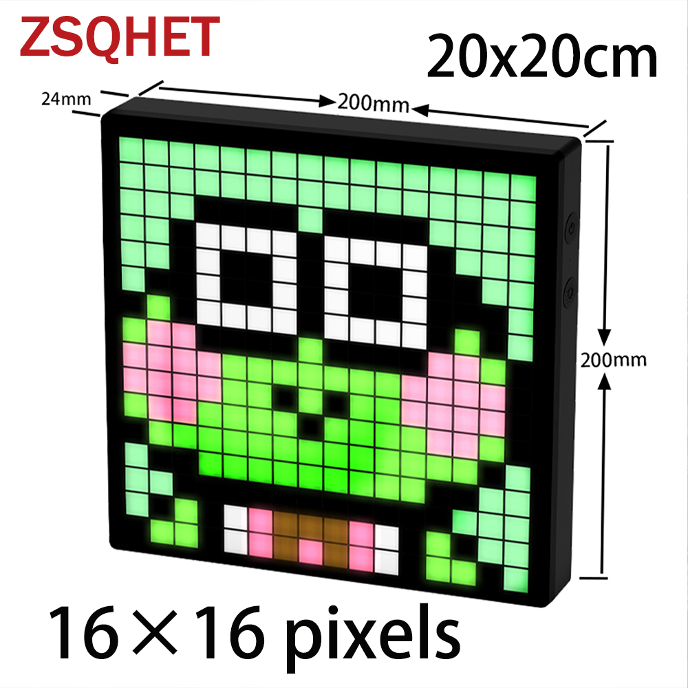 Pixel Art Led Panel - ZSQHET LED Pixel Art Display Screen