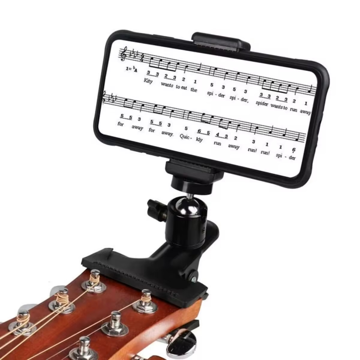 Photography With Mobile - Miwayer Guitar Head Clip Mobile Phone