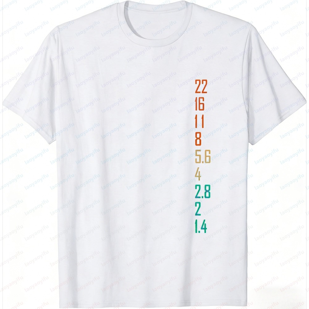 Photography Graphic Design - Ashion Men T-Shirt Summer Short Sleeve