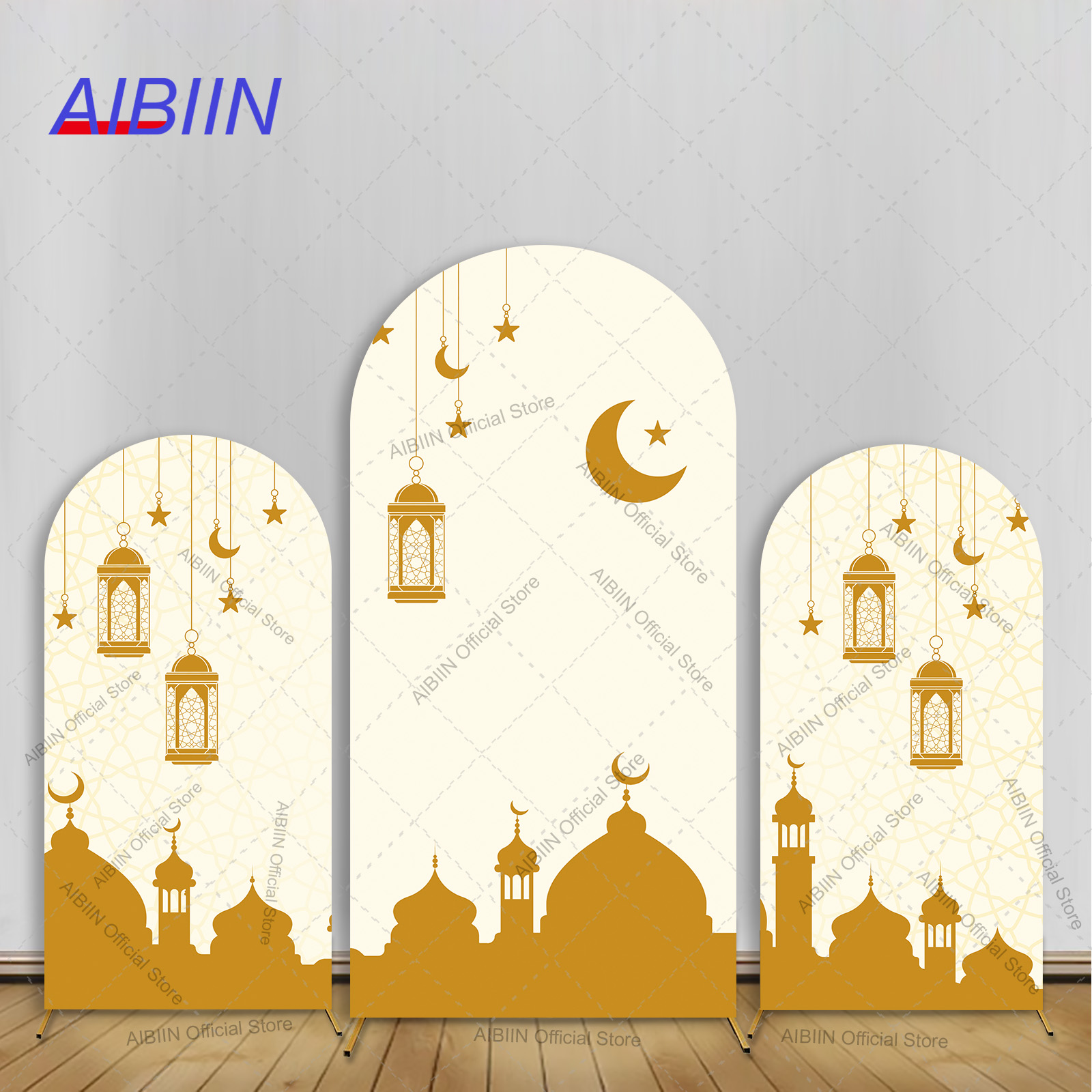 Eid Mubarak Ramadan Arch Backd - đánh giá và giá Photography Yellow