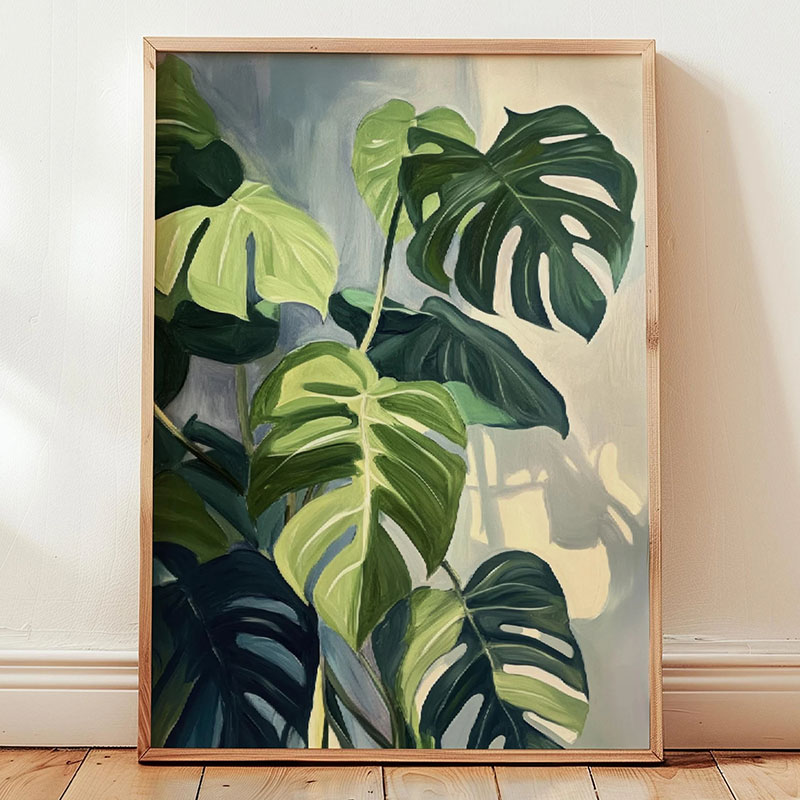 1pc Modern Houseplants Leaves  - đánh giá và giá Photography Pose
