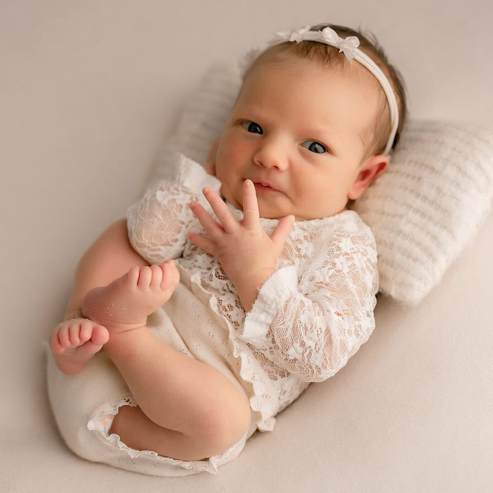 Newborn Photo Props White Lace - đánh giá và giá Photography Vintage Style