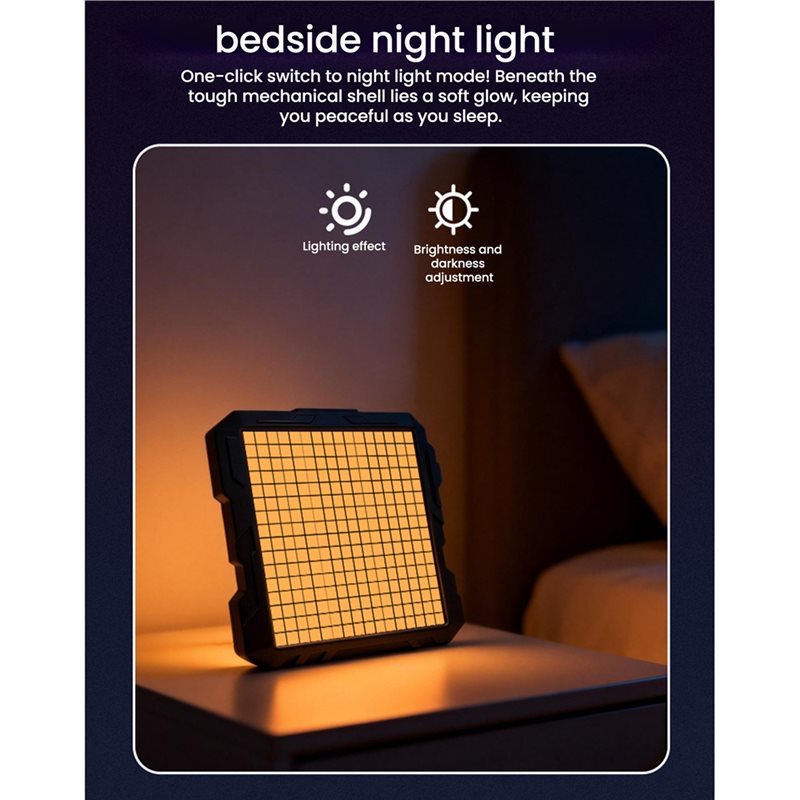 ABGH-Smart Digital Night Light - đánh giá và giá Pixel Art Led Panel