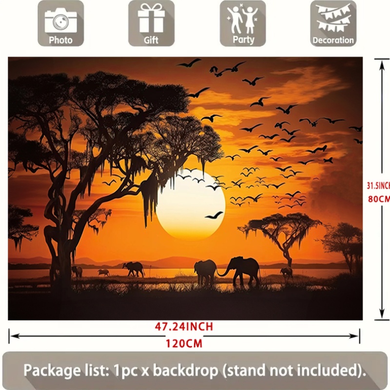 Serengeti Sunset Safari Tapest - đánh giá và giá Photography Aesthetic