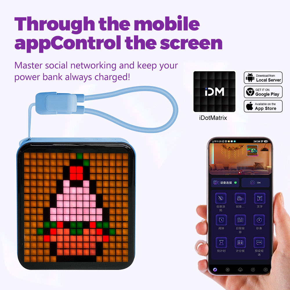 LED Pixel Display Night Light  - đánh giá và giá Pixel Art Led Panel