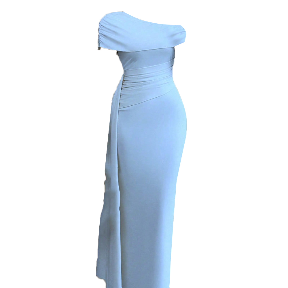 Elegant Light Blue One Shoulde - đánh giá và giá Photography Natural Lighting
