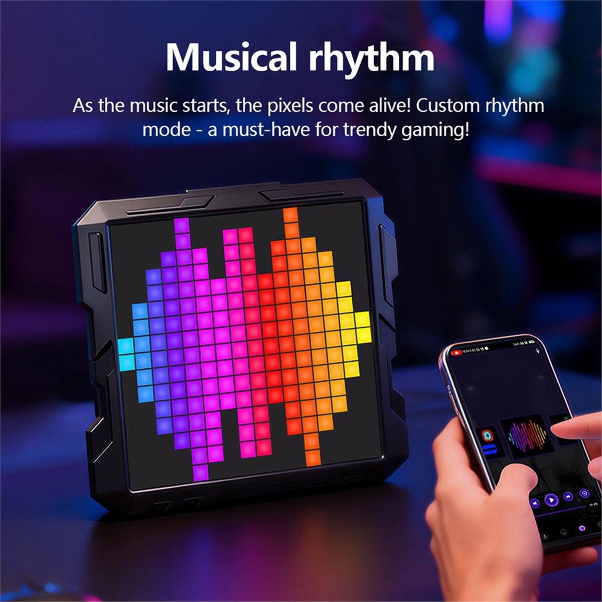 A72U Smart Digital Night Light - đánh giá và giá Pixel Art Led Panel
