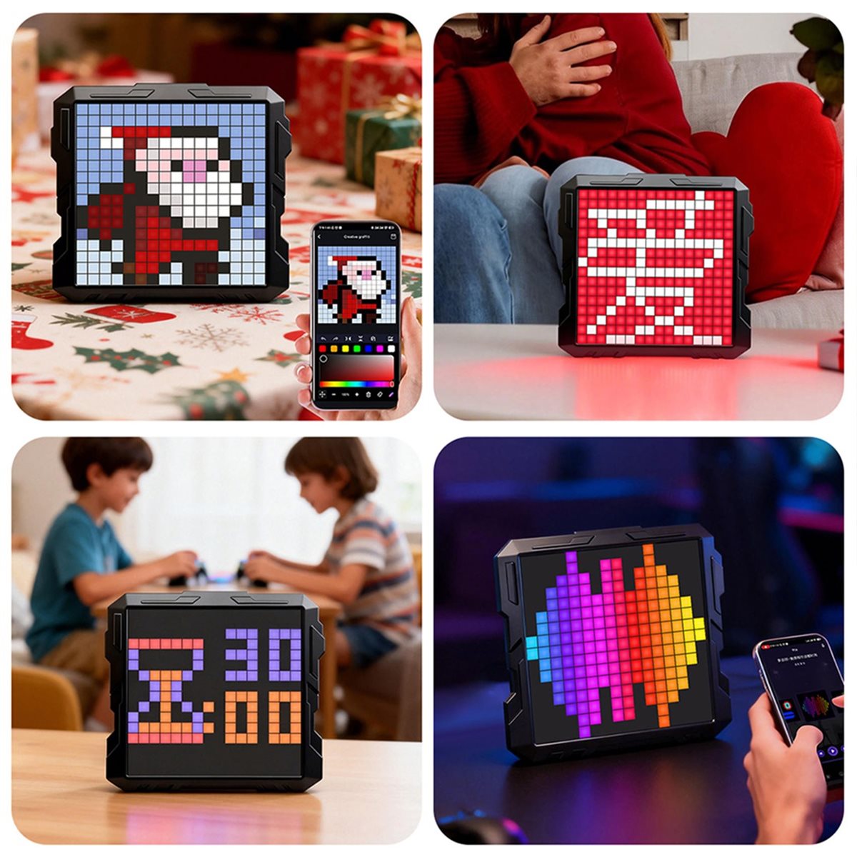 A72U Smart Digital Night Light - đánh giá và giá Pixel Art Led Panel