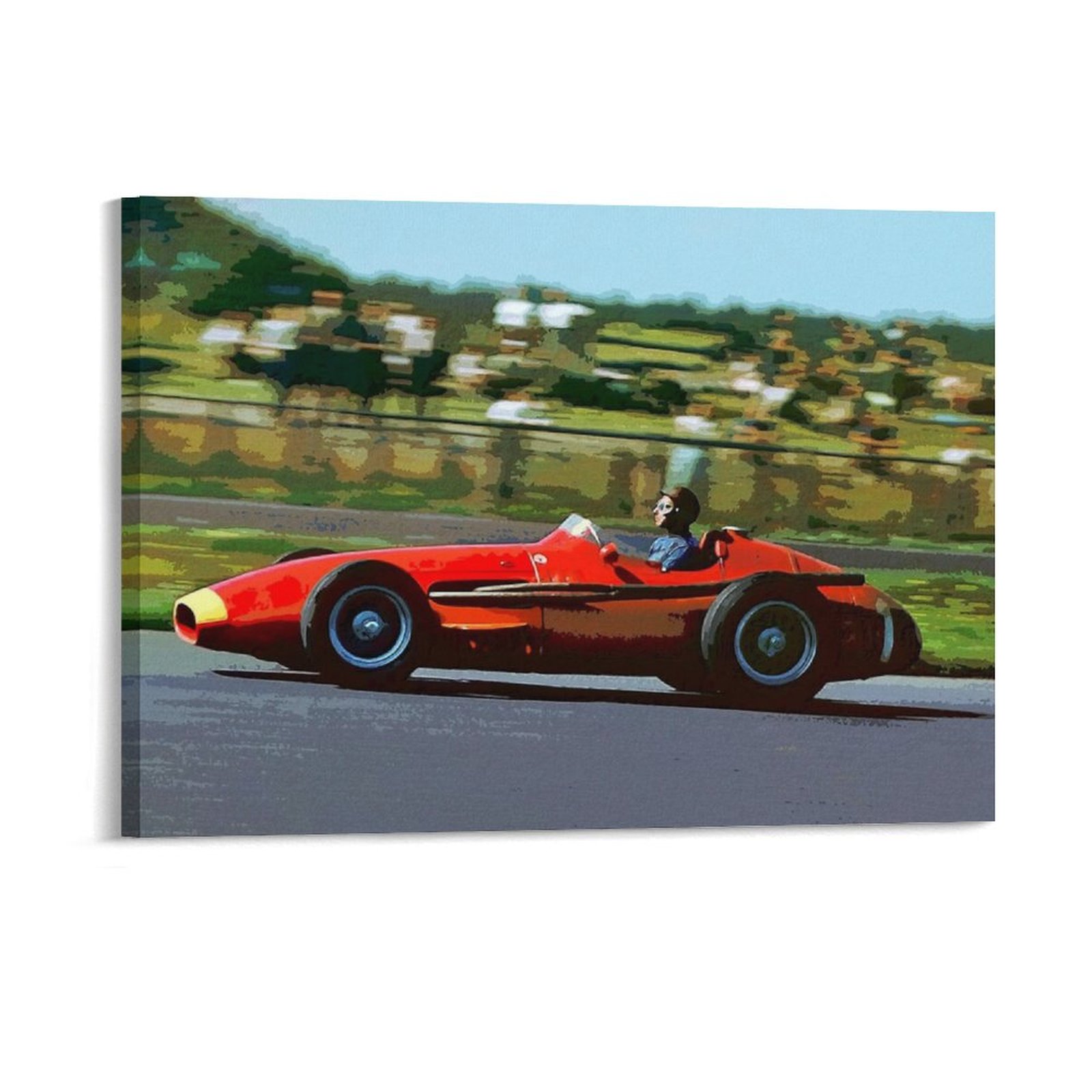 Juan Manuel Fangio Racing His  - đánh giá và giá Photography Pose