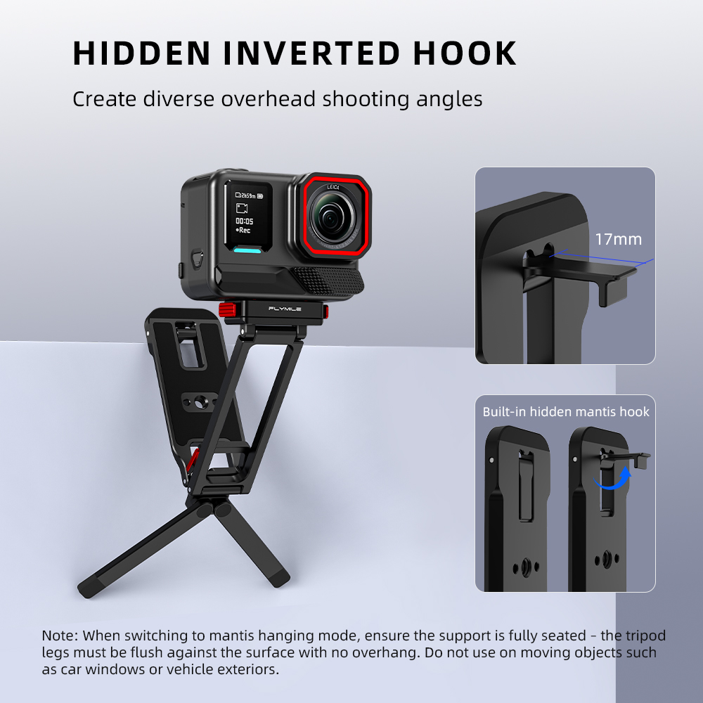 Flymile Magnetic Metal Tripod  - đánh giá và giá Photography Grip Insta360 X5