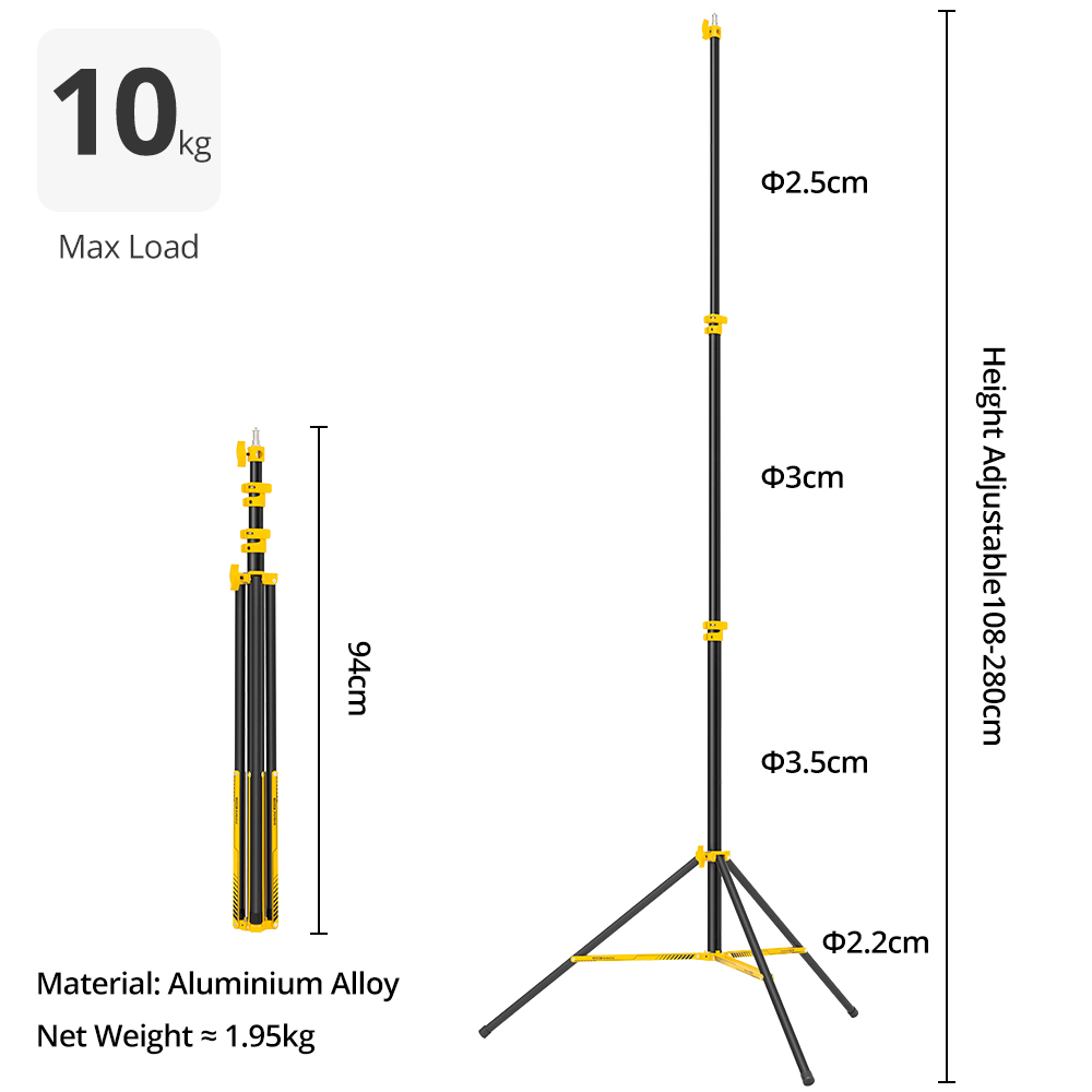 AMBITFUL GM280Y 280cm Professi - đánh giá và giá Photography Kit Pro