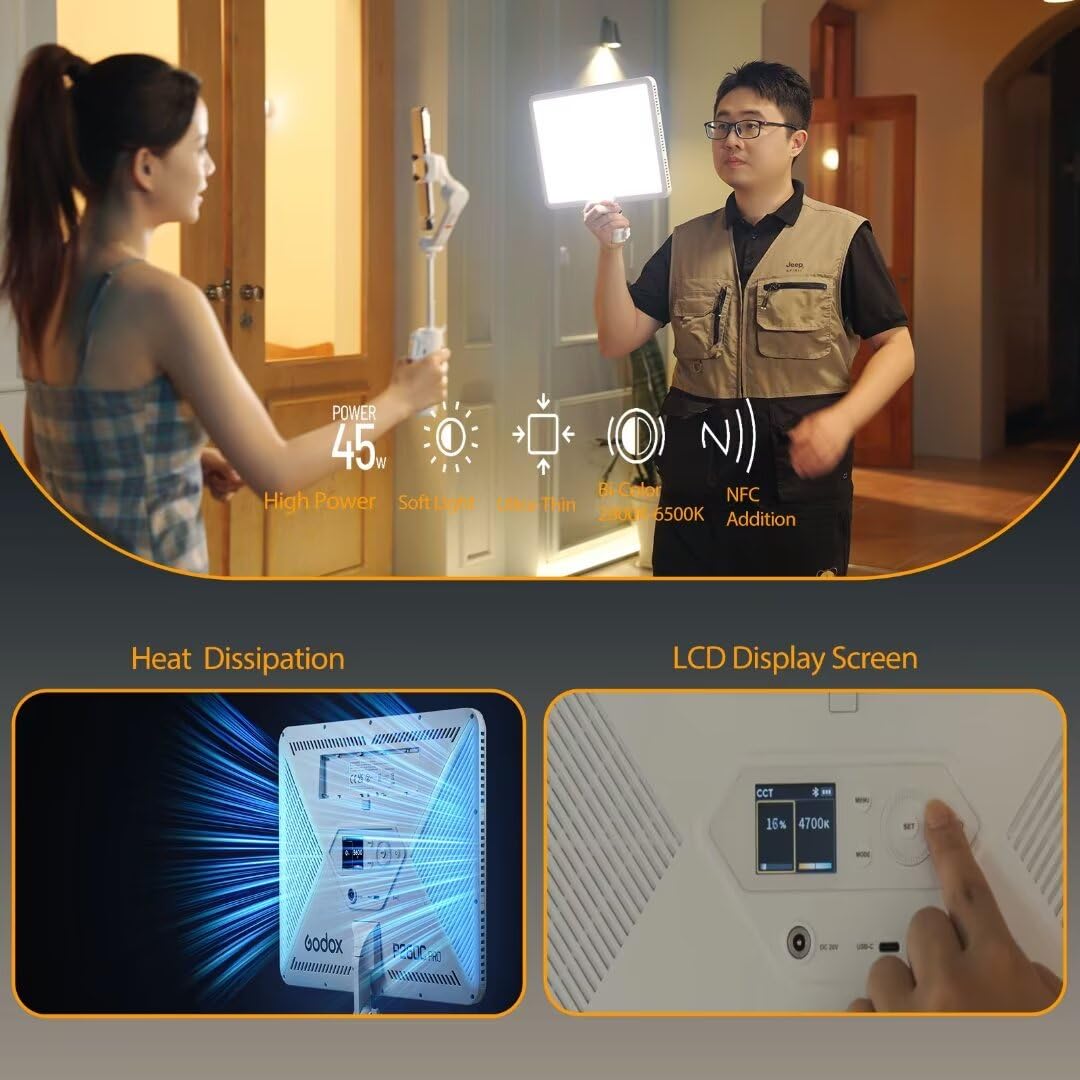 Godox P260C Pro LED Video Ligh - đánh giá và giá Pixel Art Led Panel