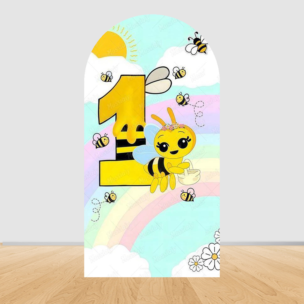 Cute Bee Theme Arch Backdrop C - đánh giá và giá Photography Names