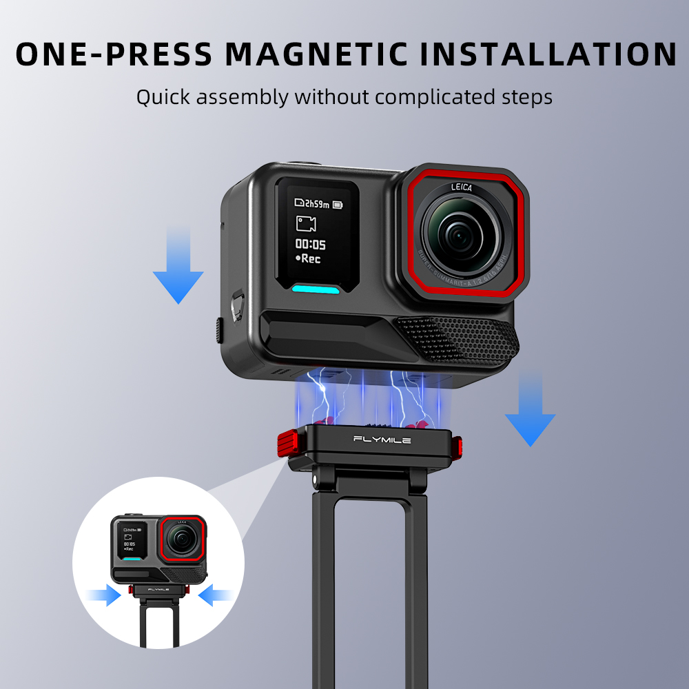 Flymile Magnetic Metal Tripod  - đánh giá và giá Photography Grip Insta360 X5