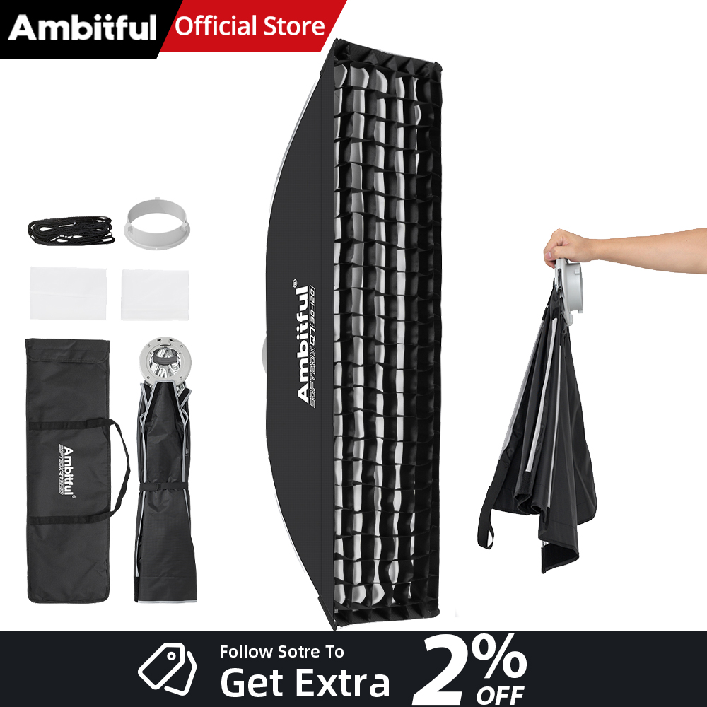 AMBITFUL Q7-II 30*120cm Bowens - đánh giá và giá Photography Kit Pro