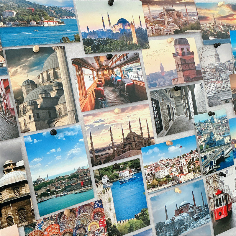 30Pcs 10x14cm Travel Landscape - đánh giá và giá Photography Aesthetic