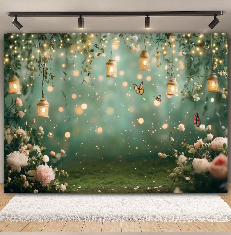 Fairy Tale Garden Backdrop for - đánh giá và giá Photography Natural Lighting