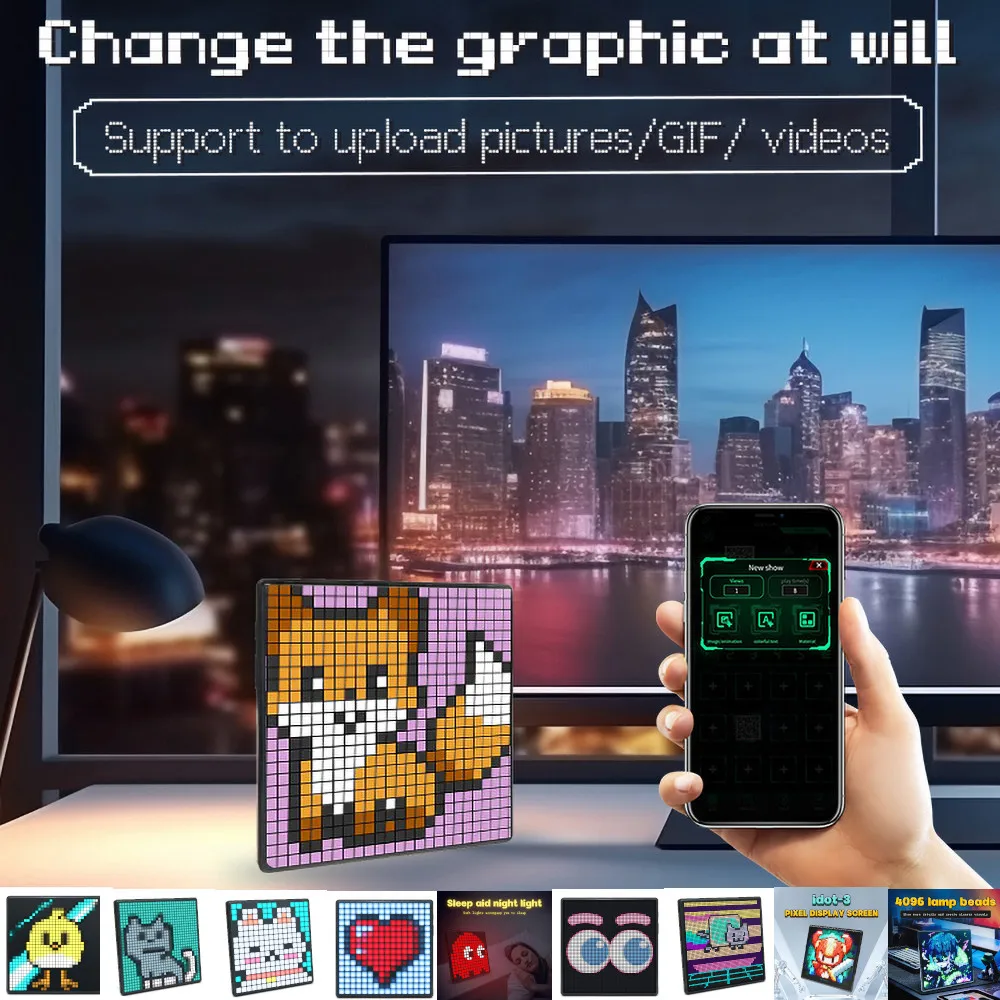 NEW 64x64 LED Pixel Display Sm - đánh giá và giá Pixel Art Led Panel