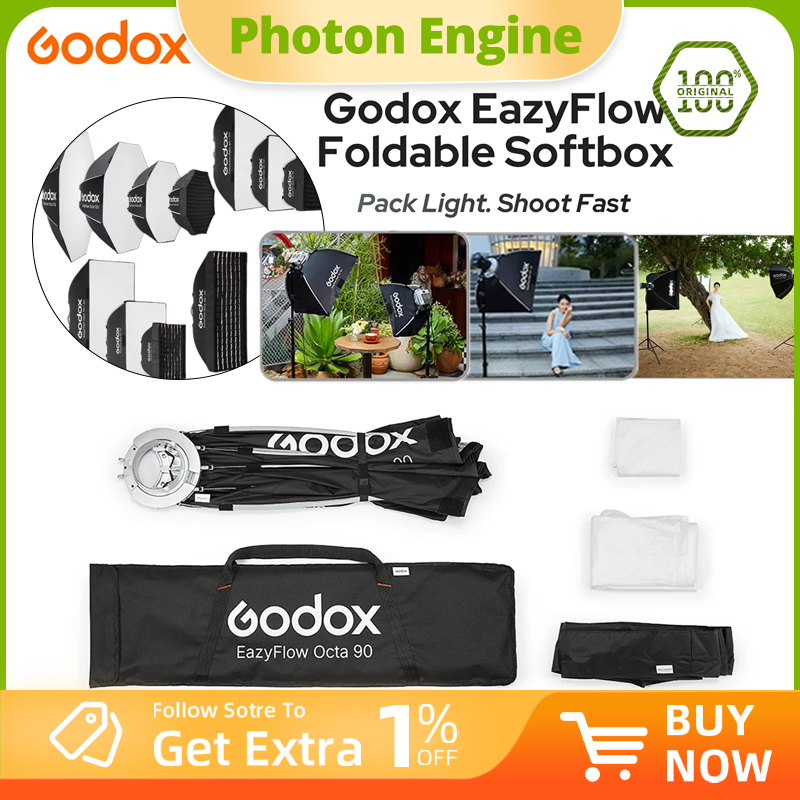 Godox EazyFlow series Foldable - đánh giá và giá Photography Kit Pro