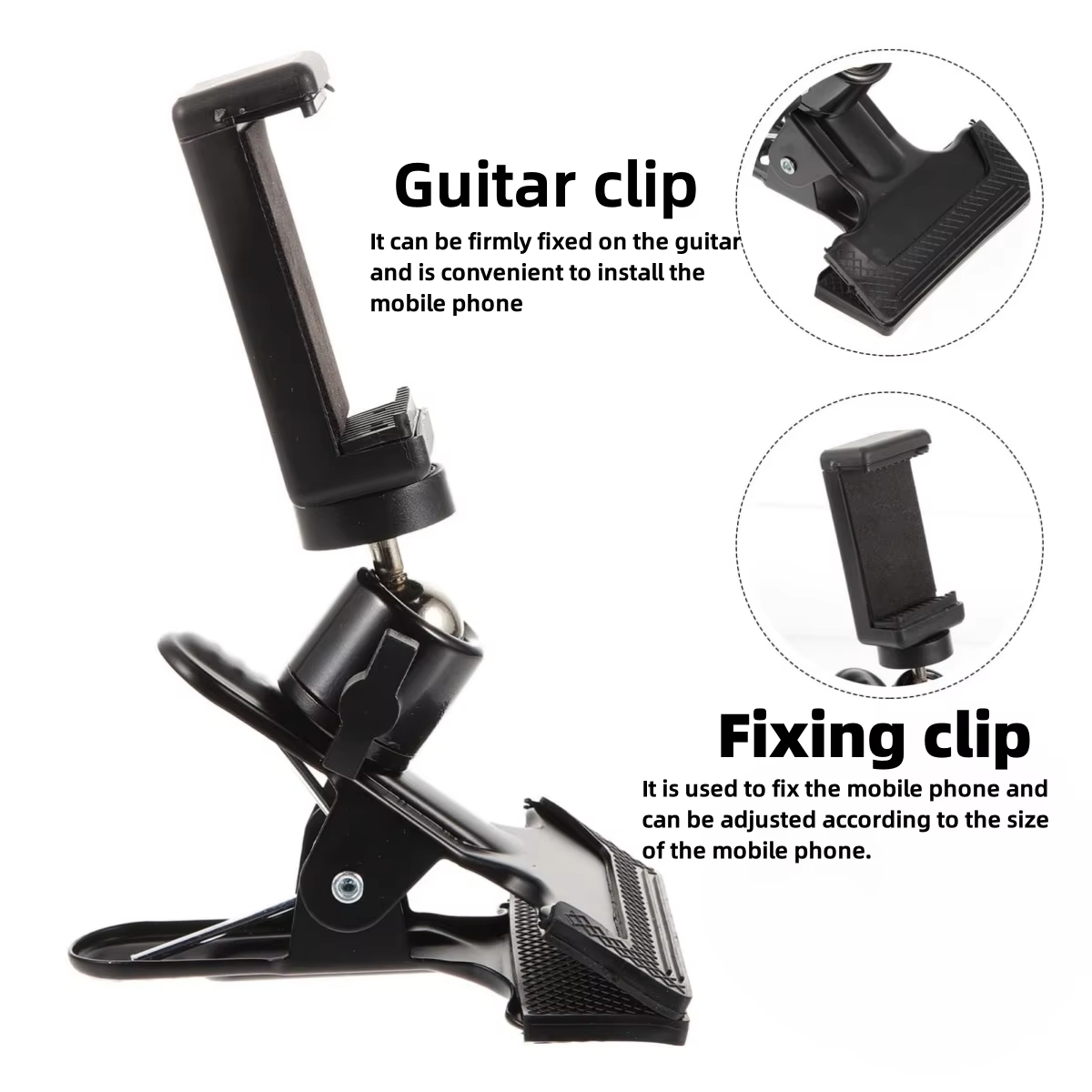 Miwayer Guitar Head Clip Mobil - đánh giá và giá Photography With Mobile