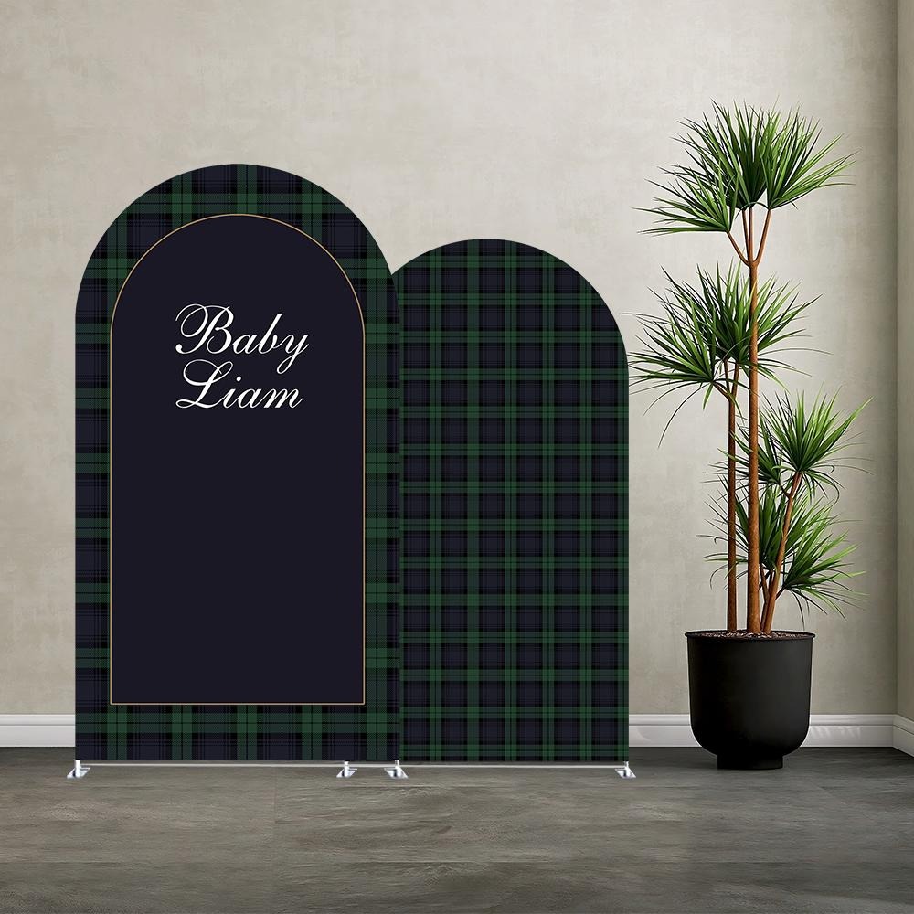 Custom Name Green Plaid Arch B - đánh giá và giá Photography Names